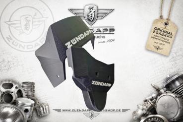 Preview: Zündapp Cockpit / Lampenverkleidung 460-​16.116 PETG für Typ 460 & 462 + Lenkerabdeckung 460-​13.101 im Set ! Strukturiert